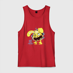 Майка мужская хлопок Cuddles, цвет: красный