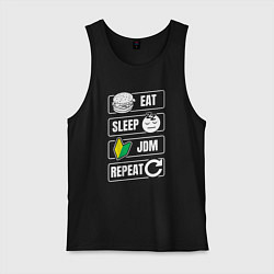 Мужская майка Eat sleep JDM repeat