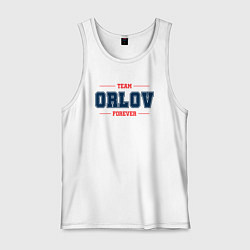 Мужская майка Team Orlov forever фамилия на латинице