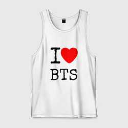 Мужская майка I love BTS