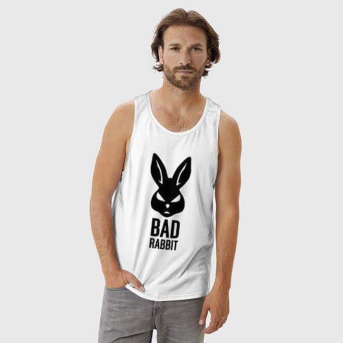 Мужская майка Bad rabbit / Белый – фото 3