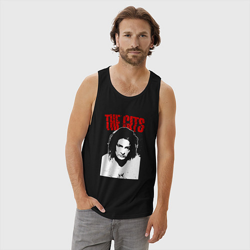 Мужская майка The gits панк рок группа / Черный – фото 3