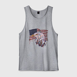 Майка мужская хлопок American eagle, цвет: меланж