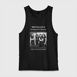 Мужская майка Metallica рок группа