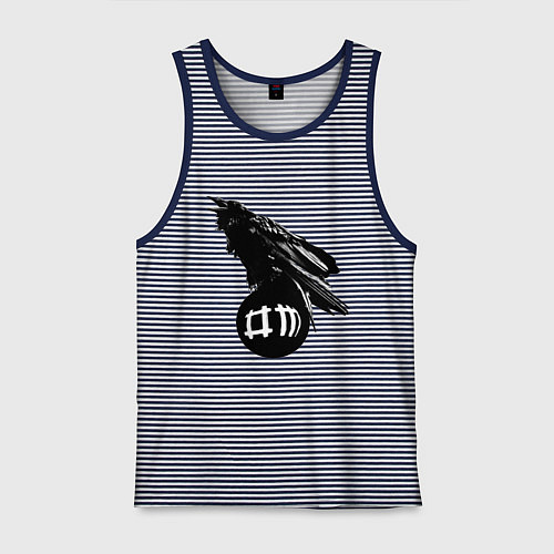 Мужская майка DM Raven / Синяя тельняшка – фото 1