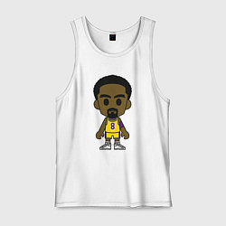 Майка мужская хлопок Little Kobe, цвет: белый