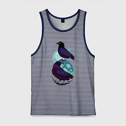 Мужская майка Фиолетовые вороны