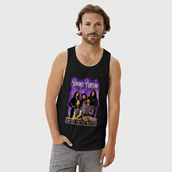 Майка мужская хлопок Deep Purple rock, цвет: черный — фото 2