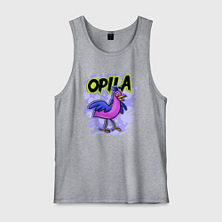 Майка мужская хлопок Opila Bird, цвет: меланж