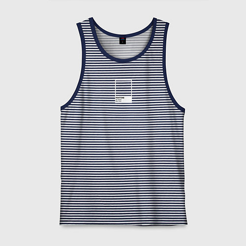 Мужская майка Pantone Best Color / Синяя тельняшка – фото 1