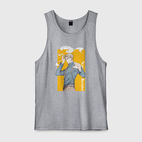 Мужская майка Магическая битва Нанами Кенто / Меланж – фото 1