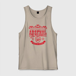Майка мужская хлопок Arsenal 1886, цвет: миндальный