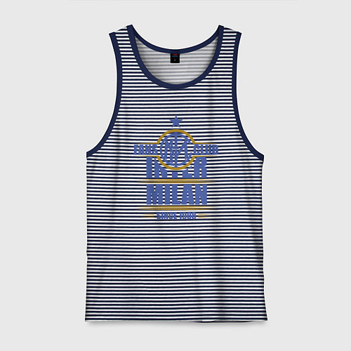 Мужская майка Inter Milan fans club / Синяя тельняшка – фото 1