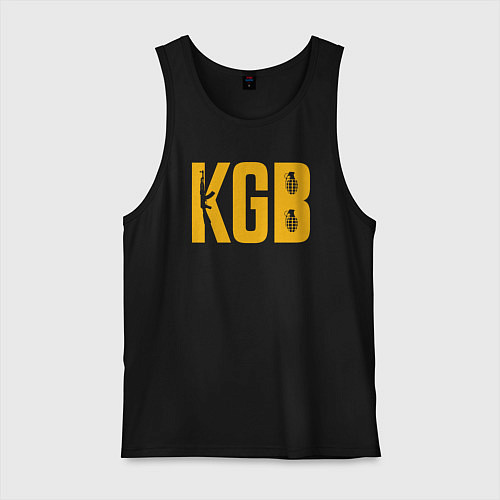Мужская майка KGB / Черный – фото 1