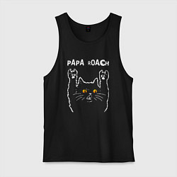 Мужская майка Papa Roach rock cat