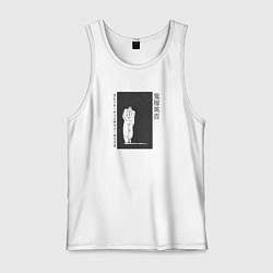 Майка мужская хлопок Экичи: Крутой учитель Онидзука, цвет: белый