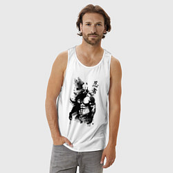 Майка мужская хлопок Накачанный Гомер Симпсон, цвет: белый — фото 2