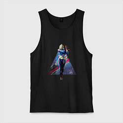 Майка мужская хлопок Street Fighter 6 Cammy, цвет: черный