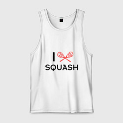 Мужская майка I Love Squash