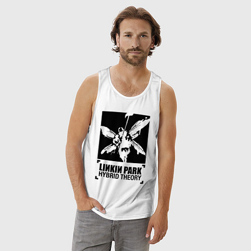 Мужская майка LP Hybrid Theory / Белый – фото 3