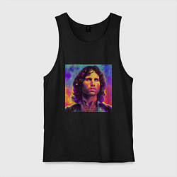 Мужская майка Jim Morrison Strange colors Art