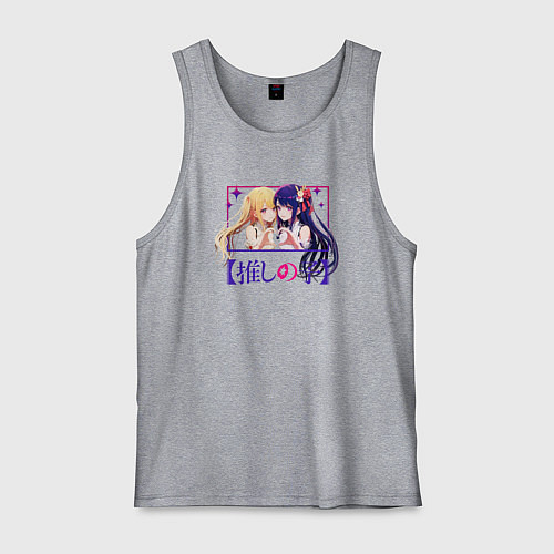 Мужская майка Аи и Руби / Меланж – фото 1