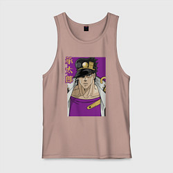 Майка мужская хлопок Джотаро, цвет: пыльно-розовый