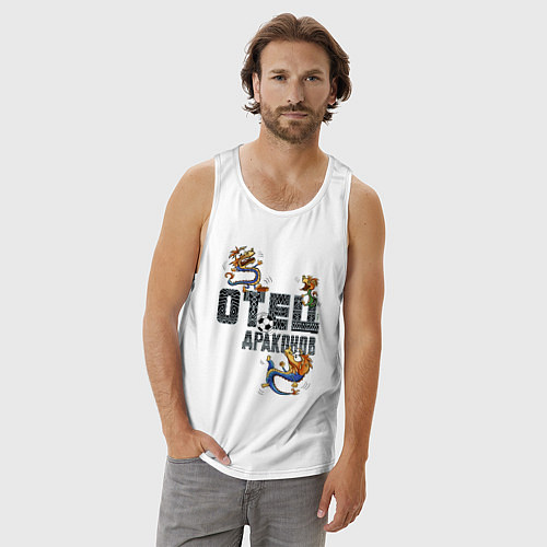 Мужская майка Отец драконов / Белый – фото 3