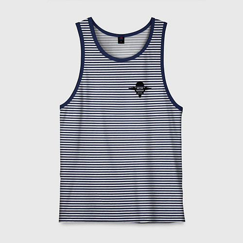 Мужская майка ВДВ символ логотип / Синяя тельняшка – фото 1