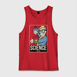 Майка мужская хлопок Vault science, цвет: красный