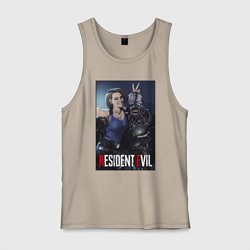 Мужская майка Resident frendship / Миндальный – фото 1