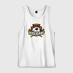 Майка мужская хлопок Spirit hooligans, цвет: белый