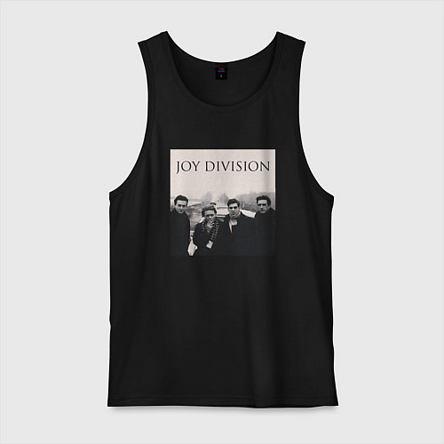 Мужская майка Тру фанат Joy Division / Черный – фото 1