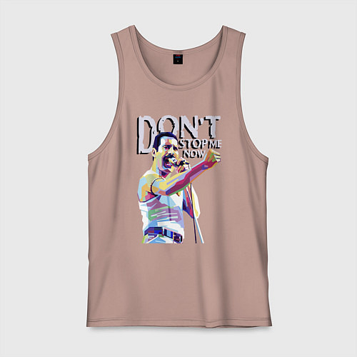 Мужская майка Coloured Freddie / Пыльно-розовый – фото 1