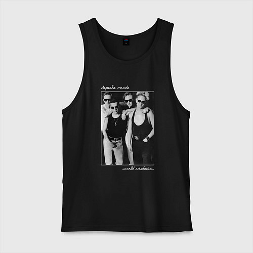 Мужская майка Depeche Mode World Violation Tour - Band Design / Черный – фото 1