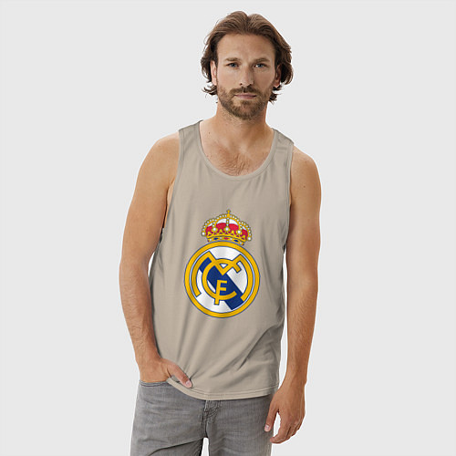 Мужская майка Real madrid fc sport / Миндальный – фото 3