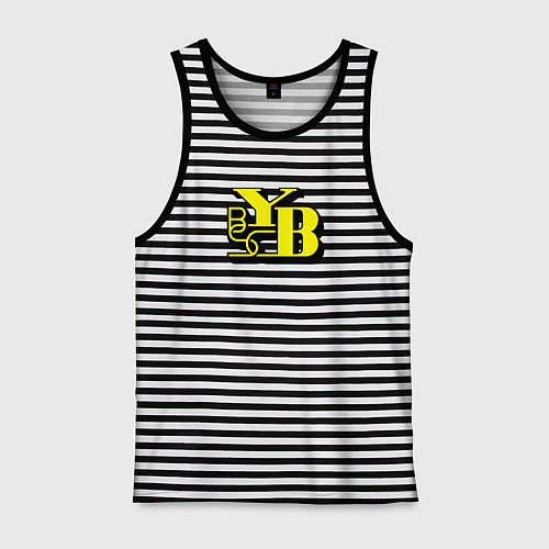 Мужская майка Young Boys sport fc / Черная тельняшка – фото 1