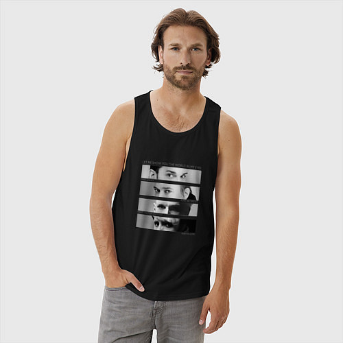 Мужская майка Depeche Mode - Your World In My Eyes / Черный – фото 3