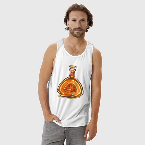 Мужская майка Cognac / Белый – фото 3