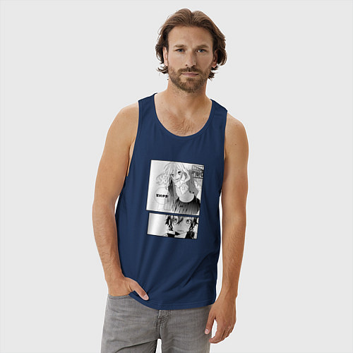 Мужская майка Манга Хоримия / Тёмно-синий – фото 3