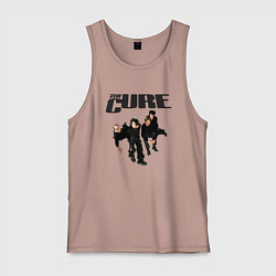 Майка мужская хлопок The Cure - A Band from UK, цвет: пыльно-розовый