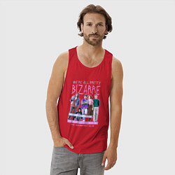 Майка мужская хлопок Клуб Завтрак с цитатой из фильма, цвет: красный — фото 2