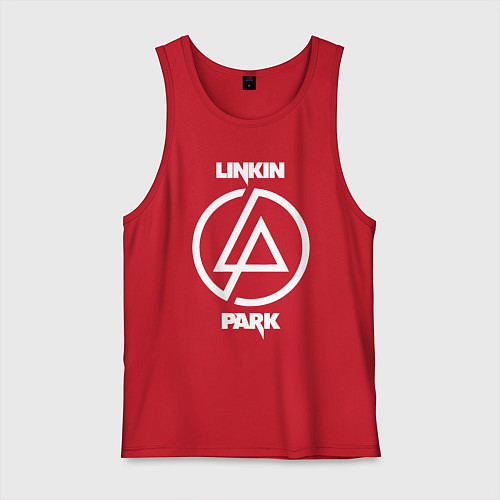 Мужская майка Linkin Park logo / Красный – фото 1