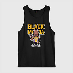 Майка мужская хлопок Kobe black mamba, цвет: черный