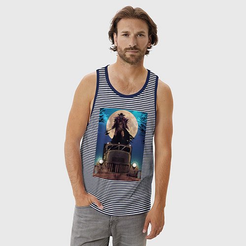 Мужская майка Джиперс Криперс / Синяя тельняшка – фото 3