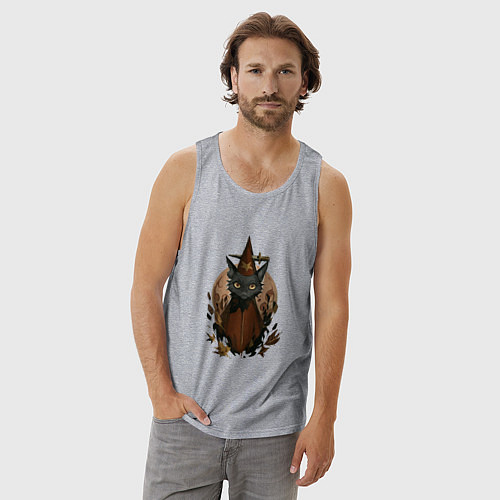 Мужская майка Мэй Боровски в костюме / Меланж – фото 3