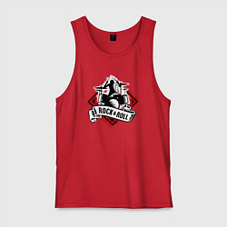 Мужская майка Барабанщик Рокнрол