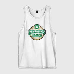 Майка мужская хлопок Celtics camps, цвет: белый