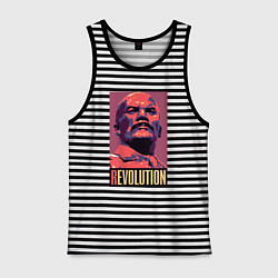 Мужская майка Lenin revolution