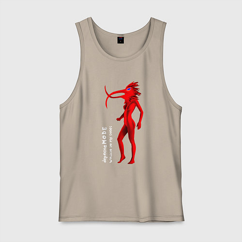 Мужская майка Depeche Mode - WIMS птица / Миндальный – фото 1